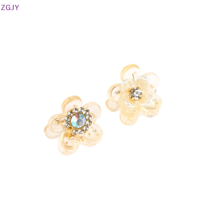 Set 10 Kẹp Tóc Hình Bông Hoa Mini Xinh Xắn Cho Nữ Mới