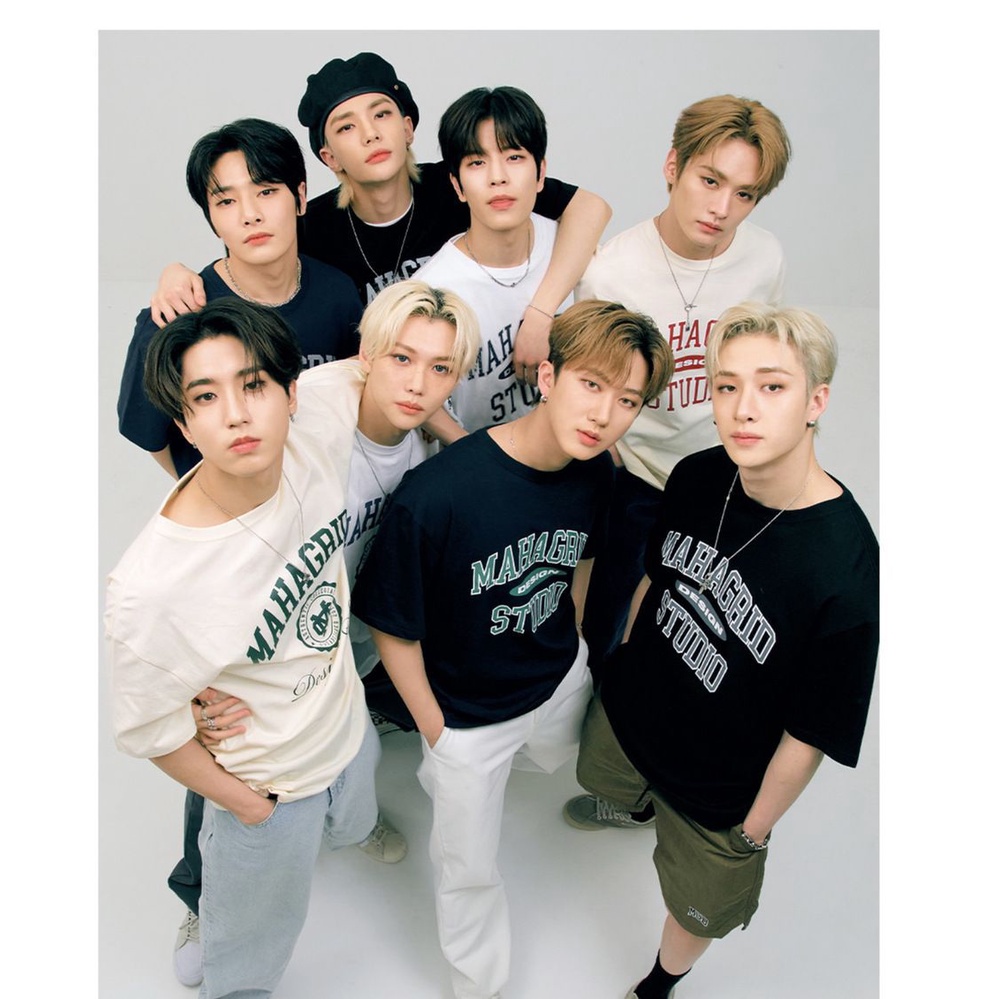 Áo Thun Cotton Tay Ngắn In Hình KPOP Stray Kids Phong Cách Harajuku Hàn Quốc Thời Trang Mùa Hè Cho Nam Và Nữ