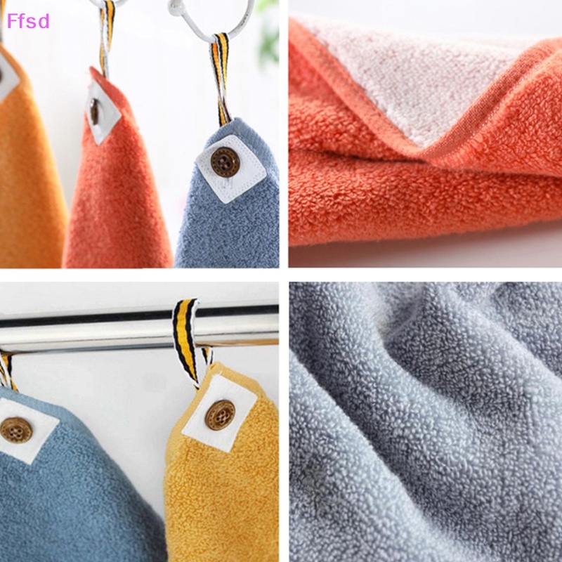 {Ffsd} Khăn Mặt Bằng Cotton Mềm Mại Treo Phòng Tắm / Trẻ Em Hình Gấu Hoạt Hình Dễ Thương * Bán Chạy