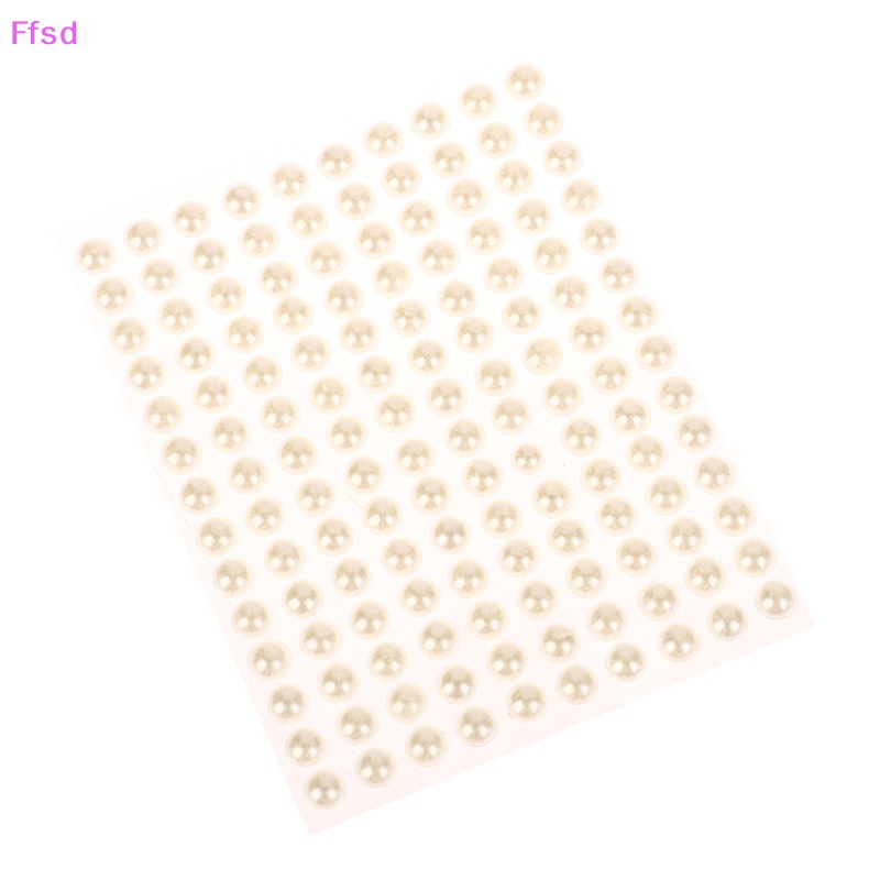 Hạt Đá Giả Ngọc Trai Bằng Acrylic Kích Thước 3 / 4 / 5 / 6mm Dùng Trang Trí