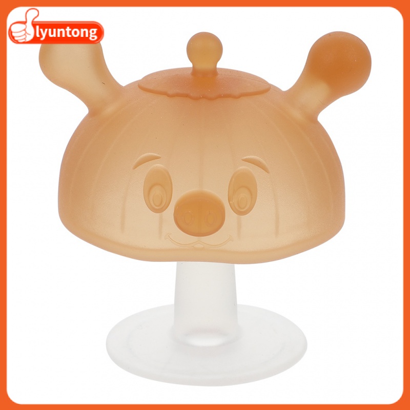 Đồ Chơi Gặm Nướu Hình Nấm Bằng Silicone Dành Cho Trẻ Nhỏ