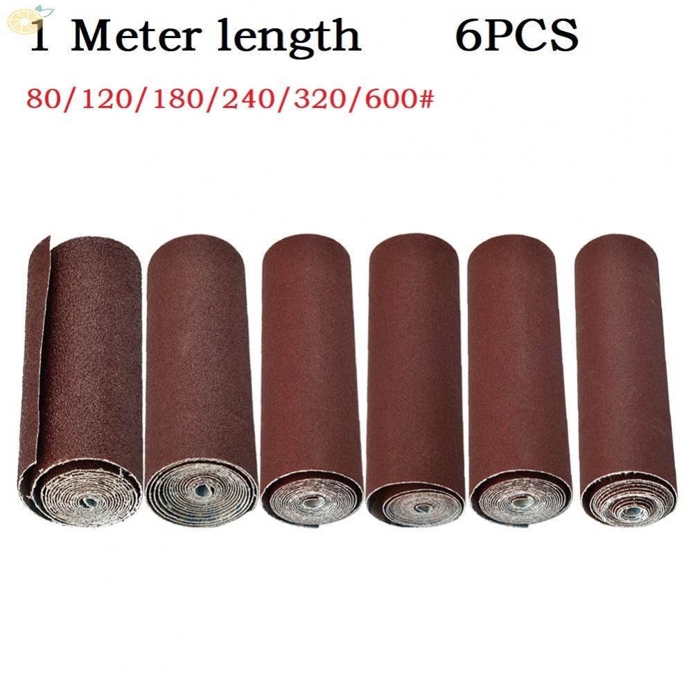 【VARSTR】Sandpaper Roll 80/120/180/240/320/600 Grits Polishing Tools Emery Cloth Roll