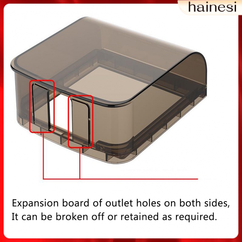 Bộ 2 Nắp Đậy Ổ Cắm Điện Chống Thấm Nước Bảo Vệ An Toàn Cho Bé