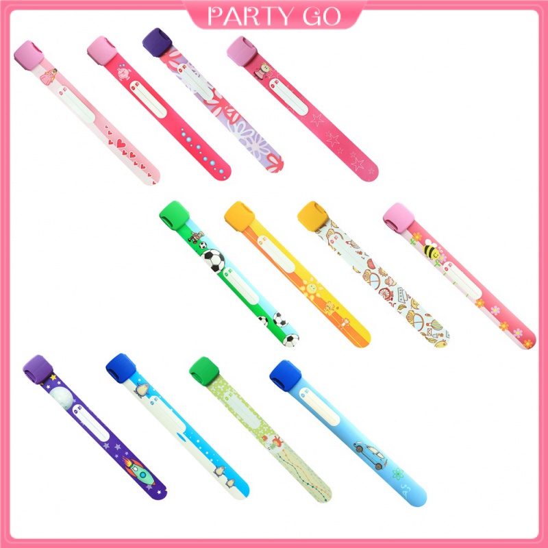 Set 12 Dây Đeo Cổ Tay Chống Thấm Nước Cho Bé