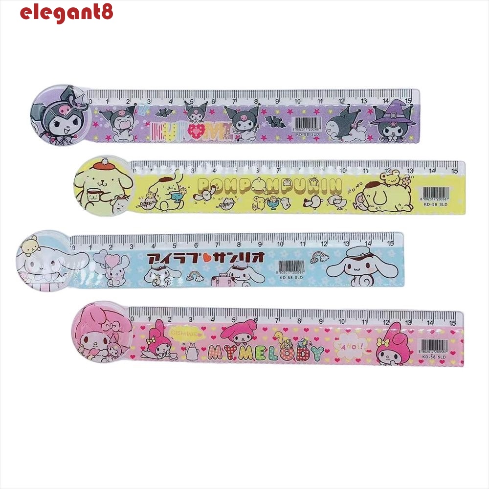 Thước Thẳng Họa Tiết Melody Kouromi Cinnamoroll Dễ Thương Dành Cho Học Sinh / Văn Phòng