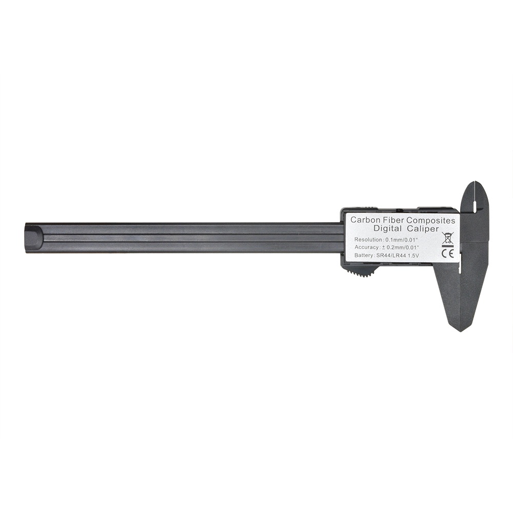 Thước cặp RIRIHI màn hình LCD 150mm 6-inch LCD bằng sợi carbon chuyên dụng