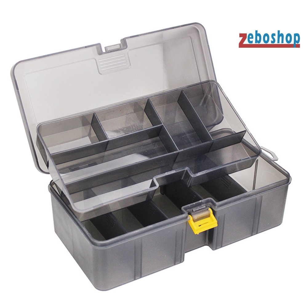 Hộp Đựng Mồi Câu Cá Bằng Nhựa Hai Lớp Chống Thấm Nước Ốp