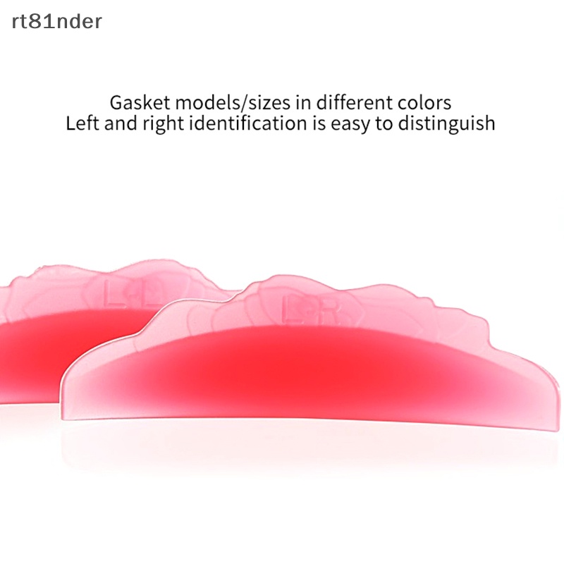 Bộ 8 Cặp Đệm Silicone Nhiều Màu Tái Sử Dụng Được Hỗ Trợ Uốn Cong Lông Mi