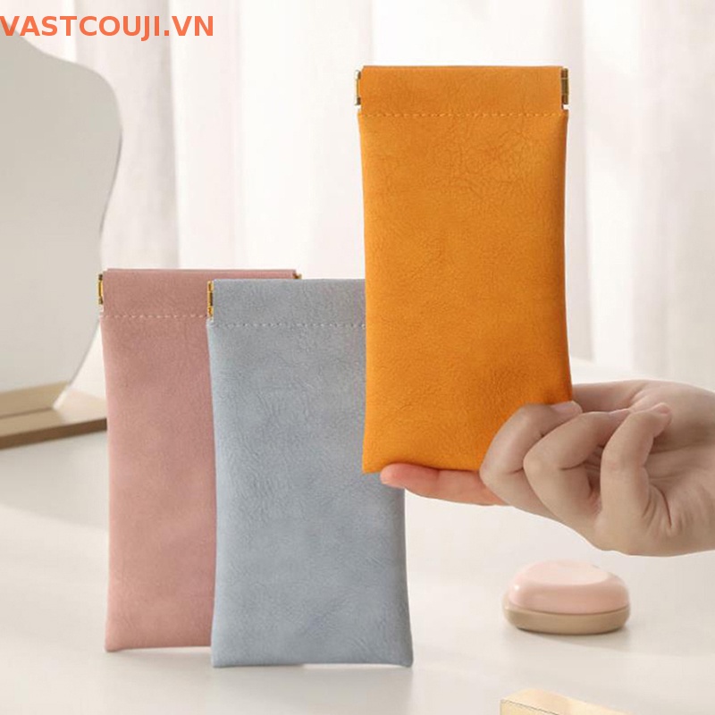 Túi Da PU Đựng Mắt Kính Chống Thấm Nước Tiện Dụng