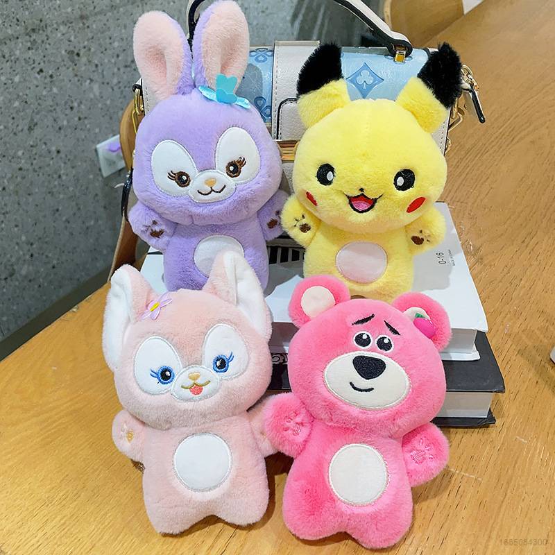 Móc Khóa Hình Gấu Bông Lotso Pikachu StellaLou Linabell Dành Cho Bé Gái
