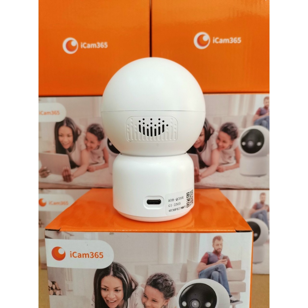 Chính Hãng Camera icam365 Chính hãng 11 LED, Quan sát 360 độ, Hình ảnh 5Mpx Ultra, Tầm nhìn ban đêm Full Color