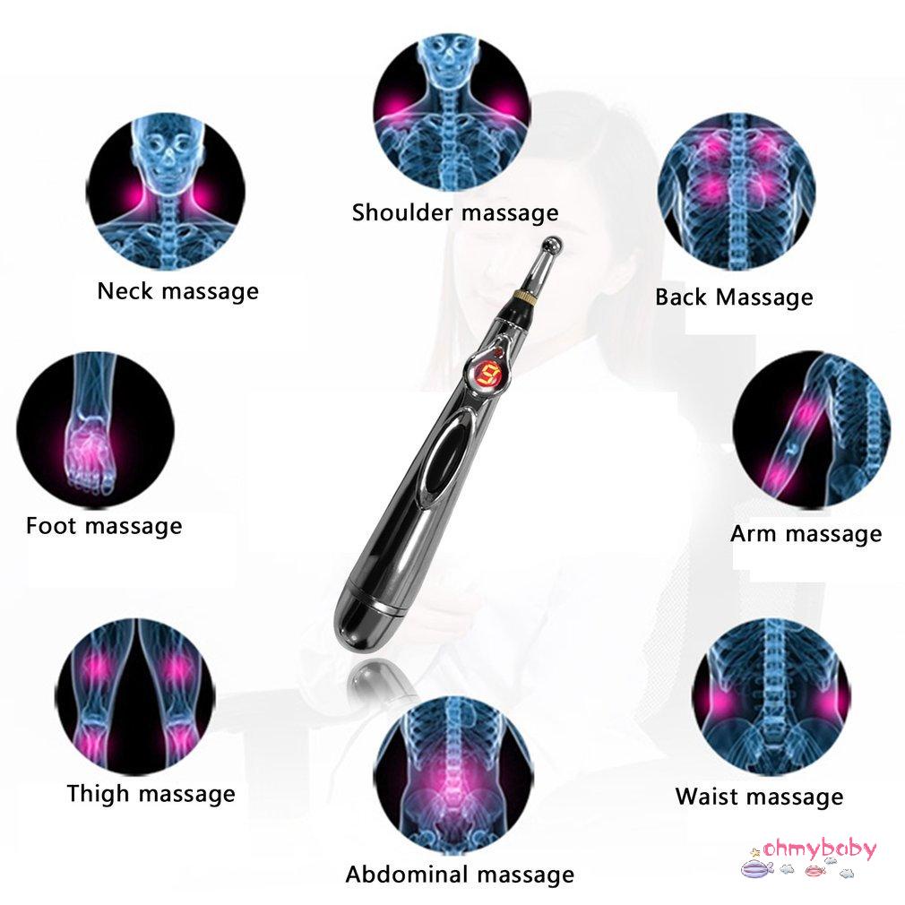 [InStock] W-912 Điện Điểm Massage Giảm Đau Trị Liệu Tử Kinh Tuyến Năng Lượng Bút Cơ Thể Đầu Cổ Chân [Z/3]