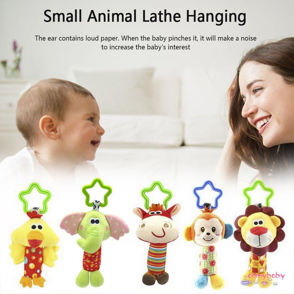 [Ready] Xe Đẩy Mặt Dây Chuyền Thoải Mái Đồ Chơi Ô Tô 0-1 Giường Treo Động Vật Tay Lấy Lục Lạc Trẻ Em Quà Tặng [Z/13]