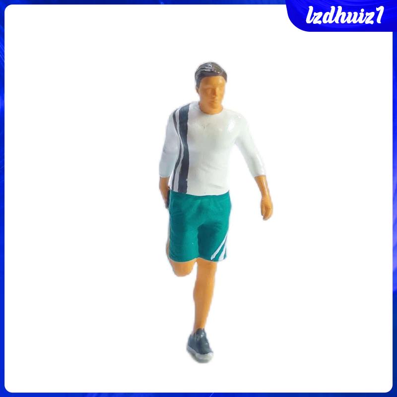 [Lzdhuiz] 3 Mô Hình Tập Thể Dục Tỉ Lệ 1 / 64 Trang Trí Tiểu Cảnh DIY