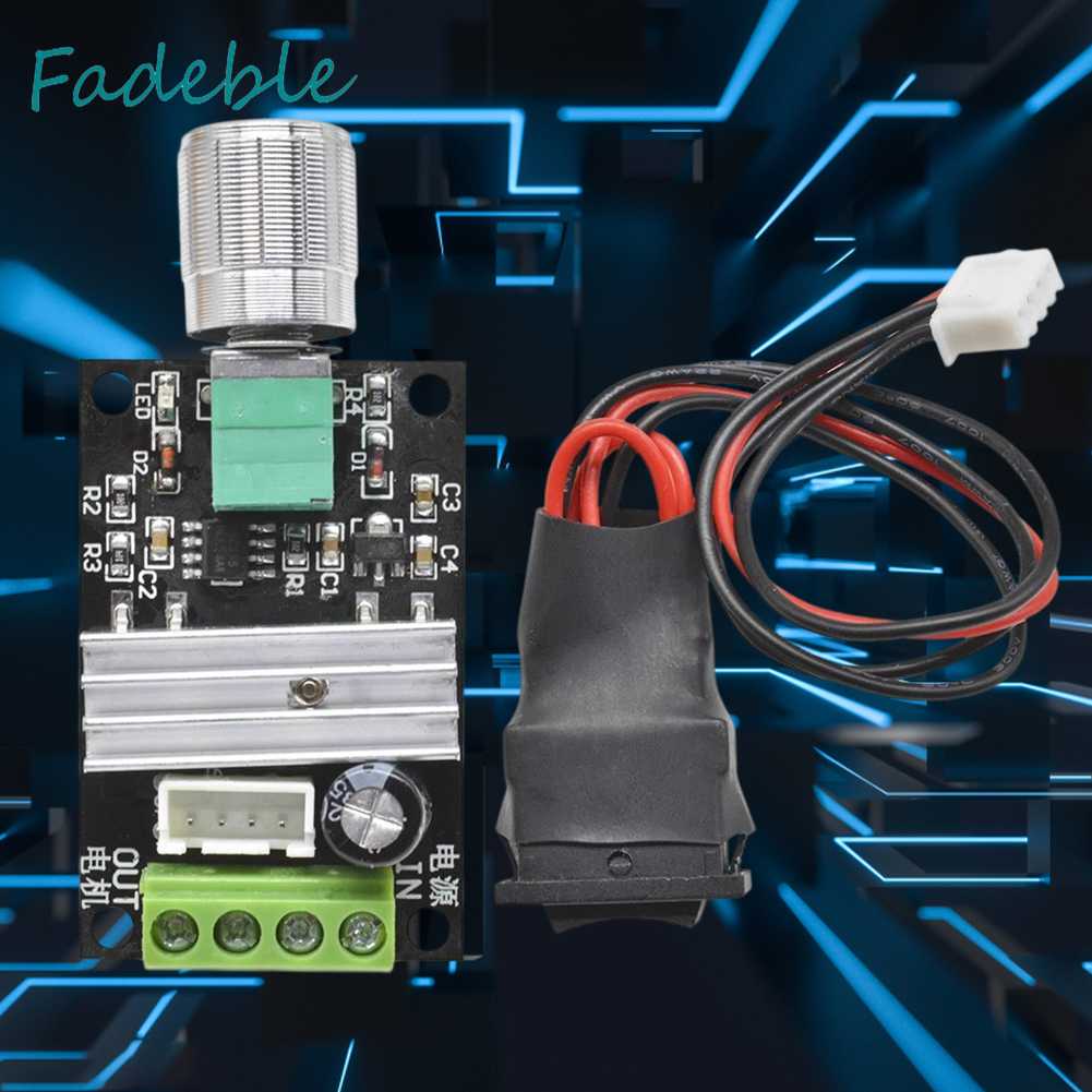 Công Tắc Điều Khiển Tốc Độ Động Cơ DC 6V 12V 24V 28V DC 3A