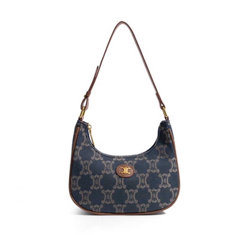 Ielgy Niche Túi Đeo Vai / Kẹp Nách Hình Bán Nguyệt Thiết Kế Cá Tính Chất Lượng Cao Cho Nữ