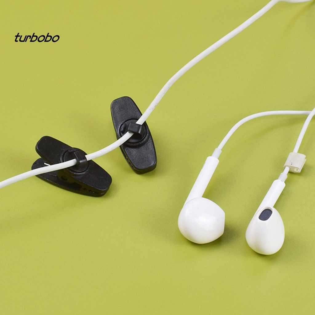 Set 5 Kẹp Tai Nghe Bằng Nhựa Có Thể Xoay Tiện Dụng