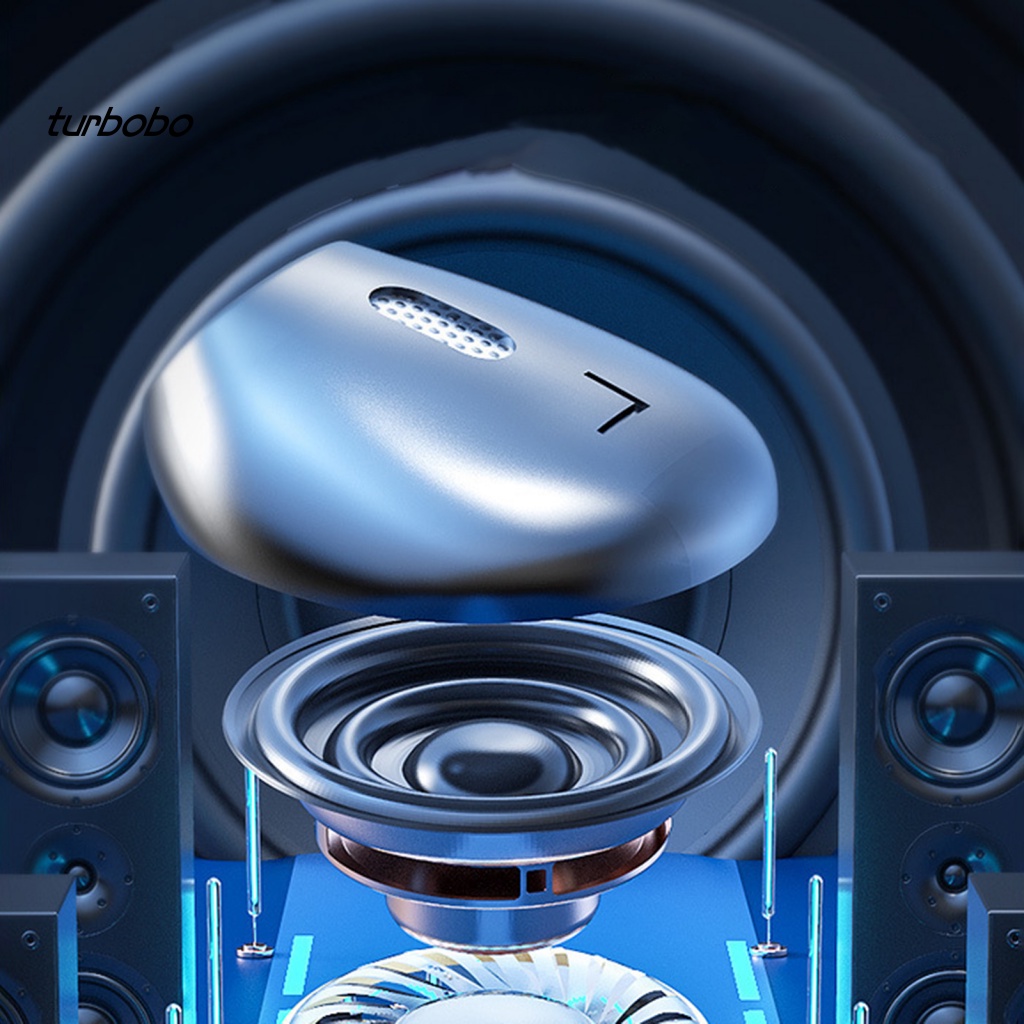 Tai Nghe Bluetooth Thể Thao turbobo Có Đèn LED Chuyên Dụng Cho Điện Thoại
