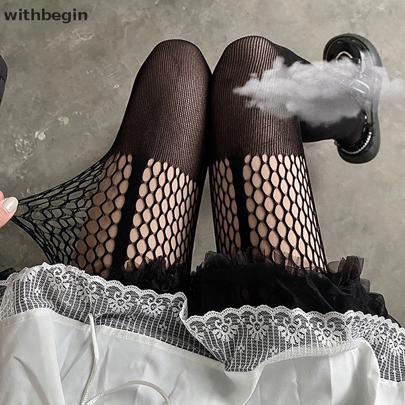 Quần Tất Lưới Mỏng Thoáng Khí Phong Cách Lolita Gợi Cảm Cho Nữ