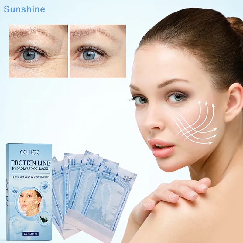 Set 60 Cuộn Chỉ Collagen Protein Nâng Cơ Mặt Chăm Sóc Da Tiện Dụng