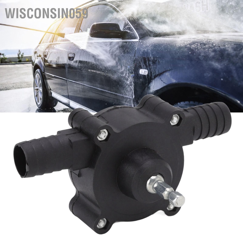 Wisconsin059 Máy Khoan Điện Dẫn Động Bơm Tự Mồi Nhà Hạng Nặng Bằng Tay Nước Dầu Truyền Chất Lỏng Dụng Cụ