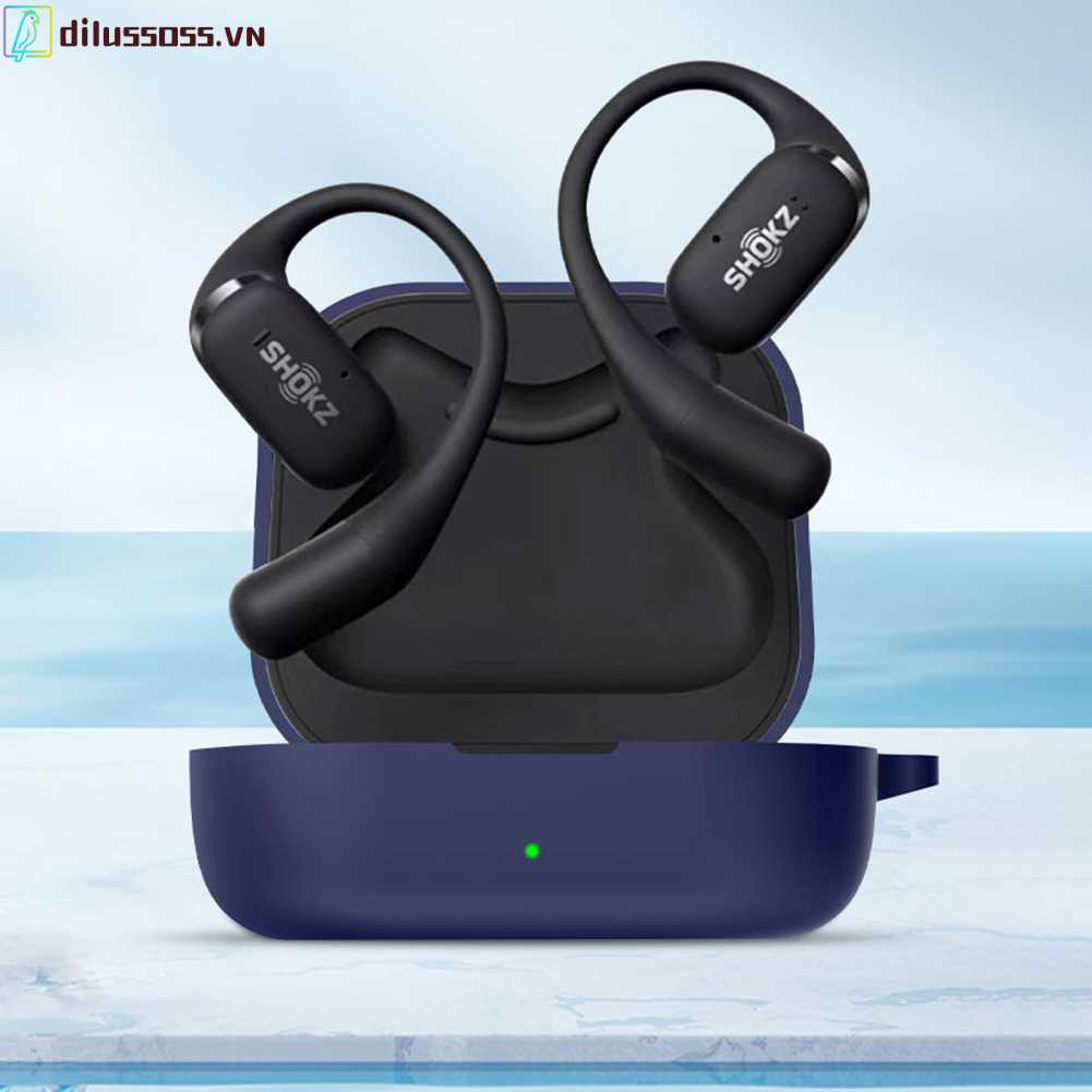 Vỏ Bảo Vệ Hộp Sạc Tai Nghe Shokz OpenFit Bằng Silicon Chống Thấm Nước Tiện