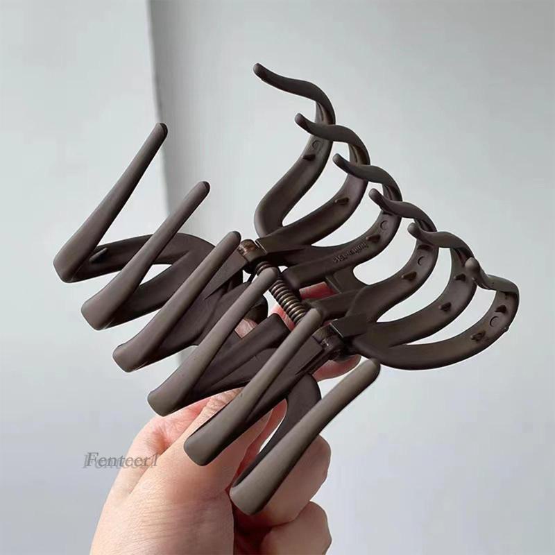 [Fenteer1] Kẹp Tóc Dài Dày Trang Trí Giản Dị Dành Cho Mẹ Và Con Gái