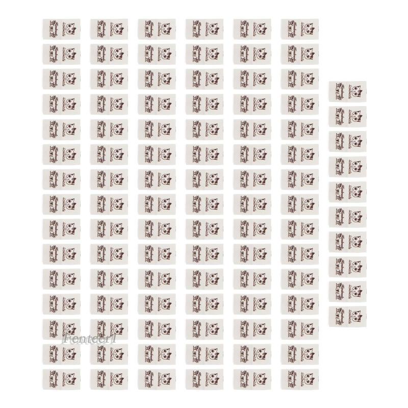 Set 1 / 100 Nhãn Thêu Hình Dễ Thương Dùng Để May Nón / Đồ Thủ Công