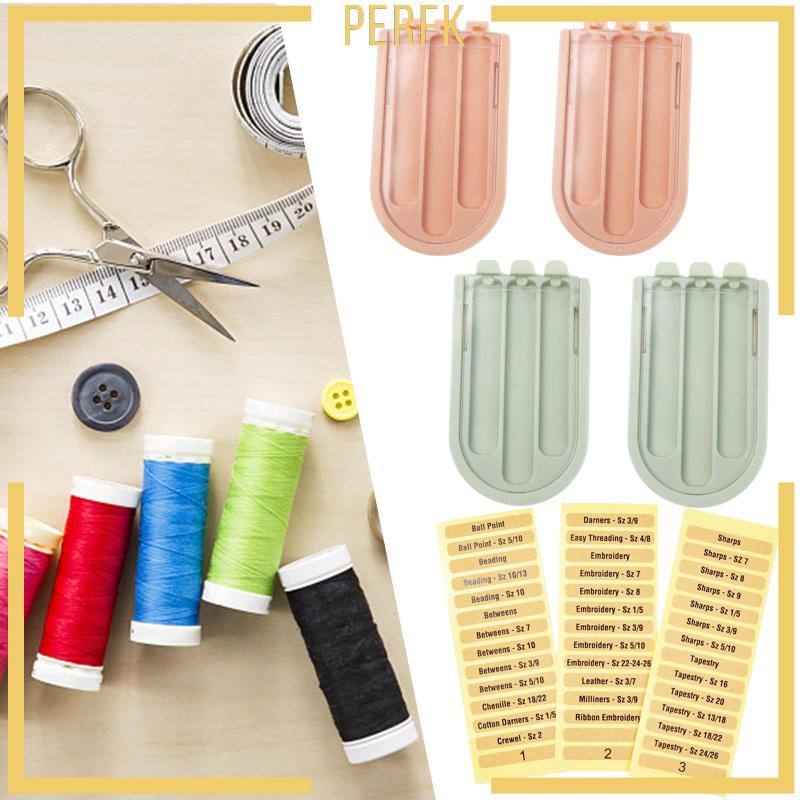 Set 4 Hộp Đựng Dụng Cụ May Vá Ba Ngăn Tiện Dụng Khi Đi Du Lịch