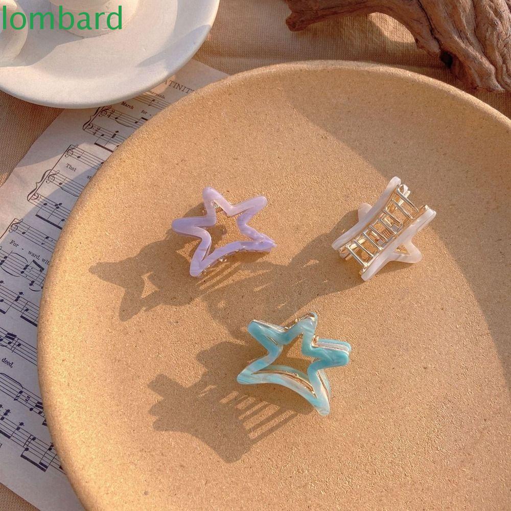 Kẹp Tóc Hình Ngôi Sao / Hình Học Mini Dễ Thương Thanh Lịch Phong Cách Hàn Quốc