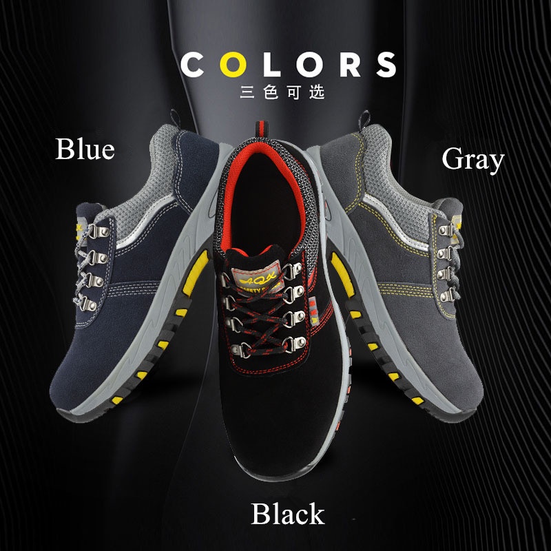 Giày Bốt Bảo Hộ An Toàn Chống Đâm Thủng Chống Va Chạm Size 36-48 Cho Nam