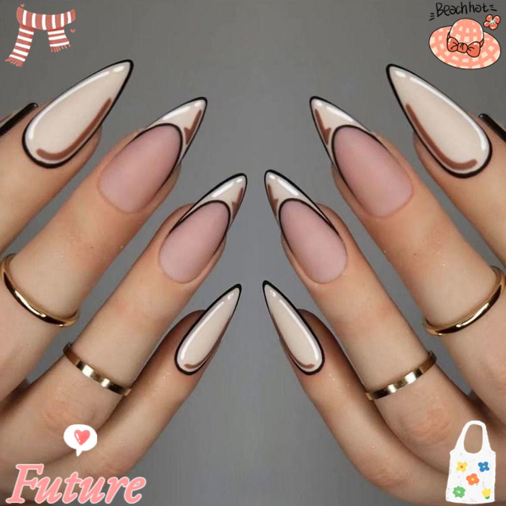 Bộ Móng Tay Giả Che Phủ Toàn Diện Có Thể Tháo Rời DIY