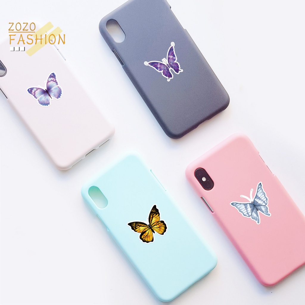 Bộ 50 Miếng Dán Trang Trí Ván Trượt / Điện Thoại Bằng PVC DIY