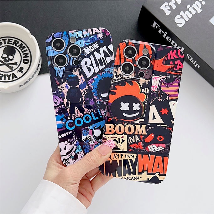 Ốp Điện Thoại Họa Tiết Graffiti Cho iPhone 14Pro 11Pro Plus 14 Promax1213 Pro 14Pro 1114iPhone Pro 1411 MaxiPhoneMax11 MDI8