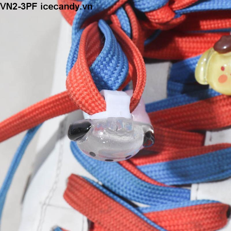 🥟ice🥟Phụ Kiện Khóa Giày Sanrio Trong Mờ Họa Tiết Hoạt Hình Ngọt Ngào Sáng Tạo