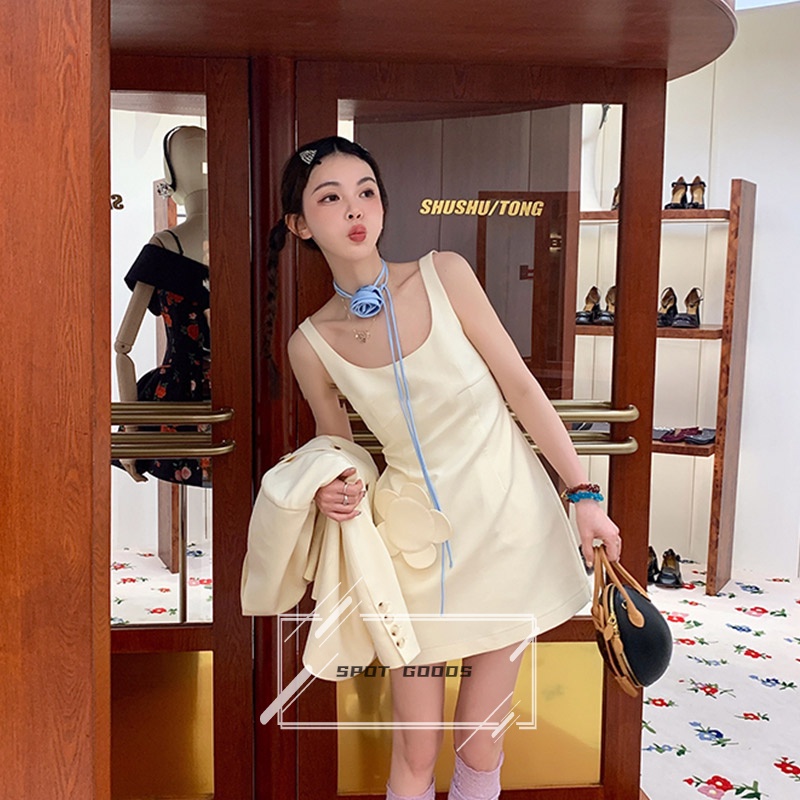 Vòng Cổ choker Dài Bằng satin Họa Tiết Hoa Ba Chiều Thời Trang