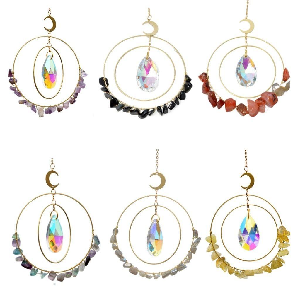Dù Che Nắng Yan1 Họa Tiết Dreamcatcher|Quà Tặng Lăng Kính Cầu Vồng Treo