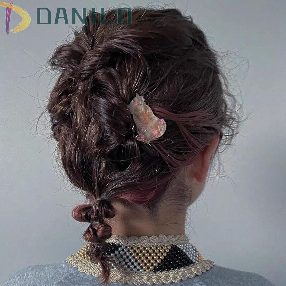 Danilo Kẹp Tóc Hình Thú Cưng / Mèo Dễ Thương Phong Cách Retro