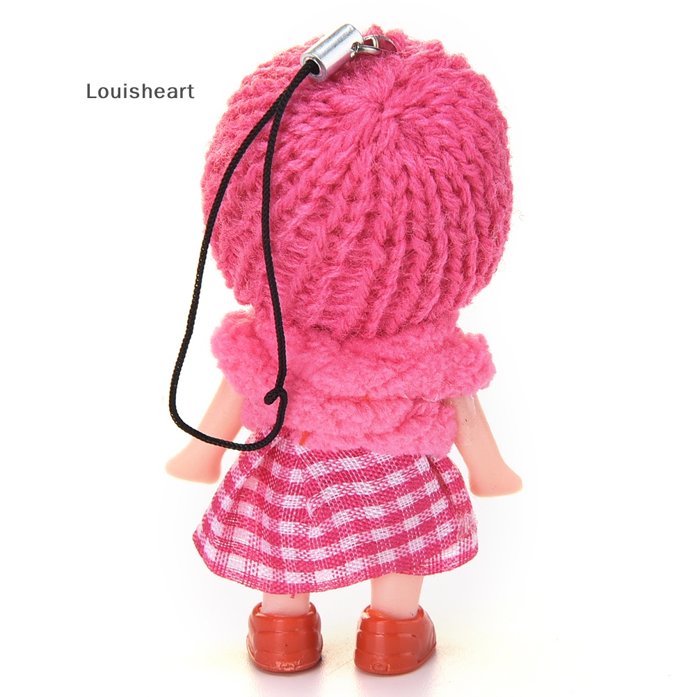 1 Búp Bê Louisheart Mini 8cm Mềm Mại Treo Trang Trí Điện Thoại