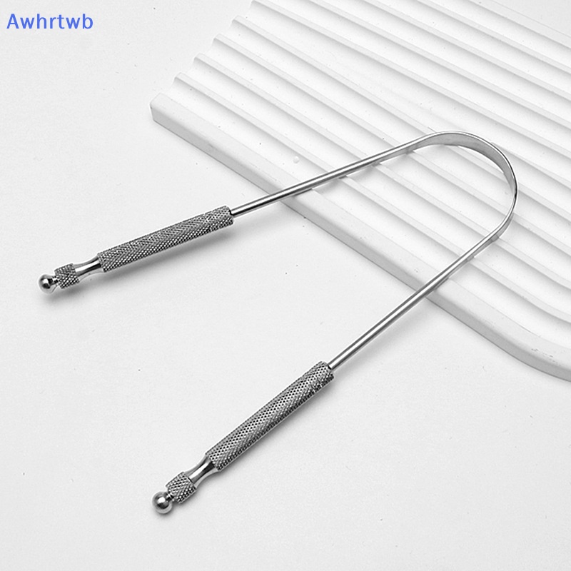 1 Dụng Cụ Nạo Lưỡi Bằng Thép Không Gỉ Làm Sạch Răng Miệng Mới