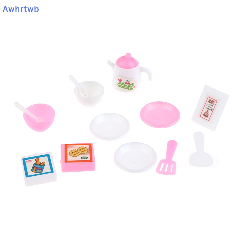 Set 13 Món Chén Đĩa 1: 12 Cho Nhà Búp Bê Mới