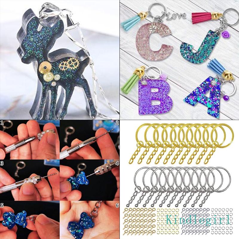 Vòng Nhảy Có Ốc Vít Dùng Làm Trang Sức / Móc Khóa DIY