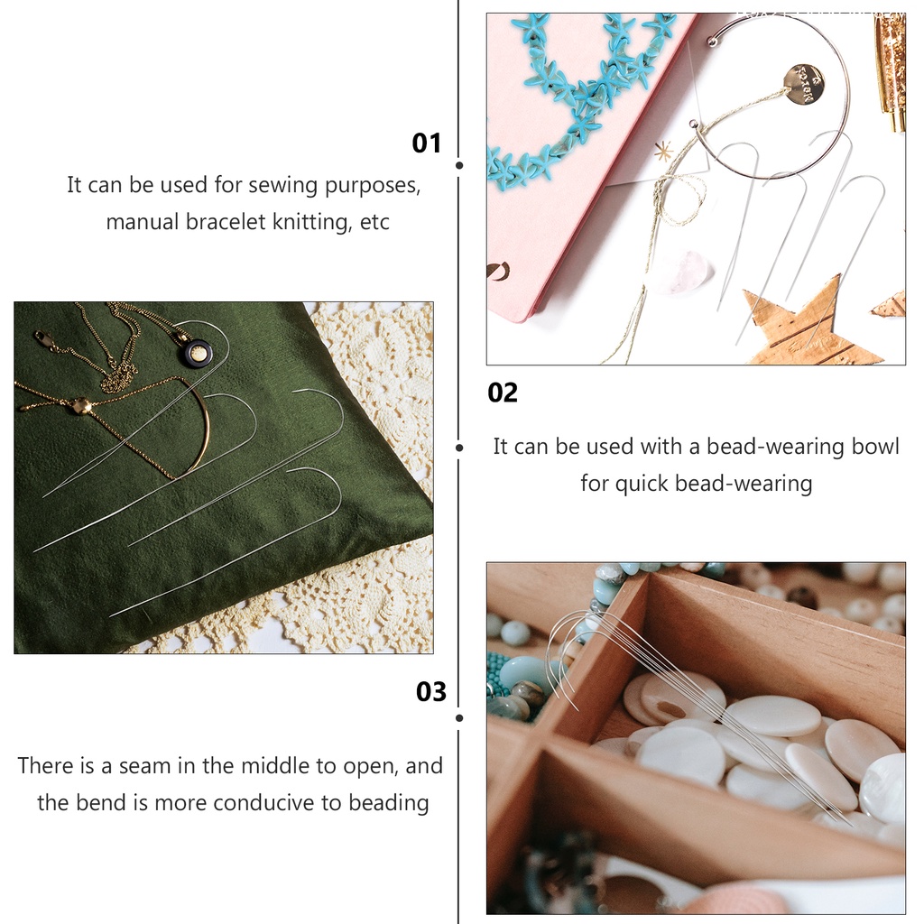 Bộ 4 Dụng Cụ Xỏ Hạt Làm Trang Sức Chuyên Dụng