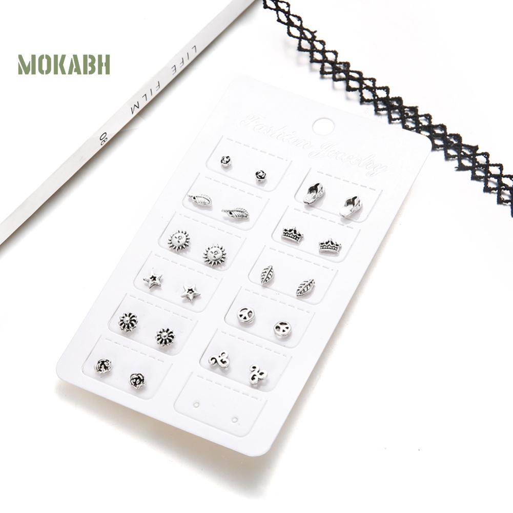 Set 11 Đôi Khuyên Tai Phong Cách Bohemia Thời Trang Cho Nữ