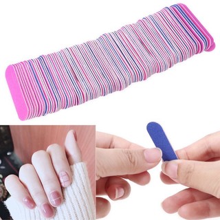 Combo 4 dũa móng tay loại nhỏ kích thước 5cmx1.5cm