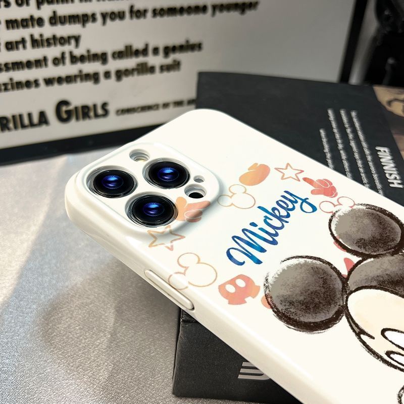 Ốp Điện Thoại Cứng Họa Tiết Hoạt Hình Mickey Dễ Thương Cho iPhone XR / iPhone14promax13 1112plus 1VHN 8