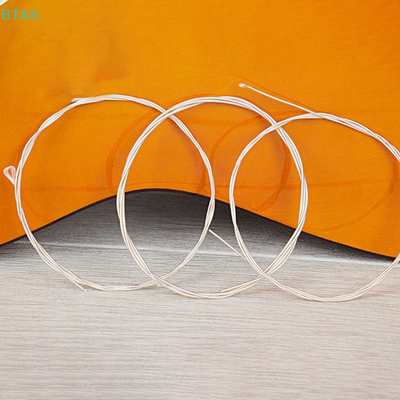 Bộ 6 Dây Đàn Guitar Bằng Nylon Màu Bạc Cho Guitar Cổ Điển
