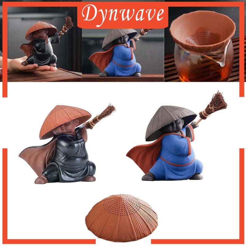 Mô Hình Chú Tiểu Bằng Đất Sét Dùng Trang Trí Tiểu Cảnh