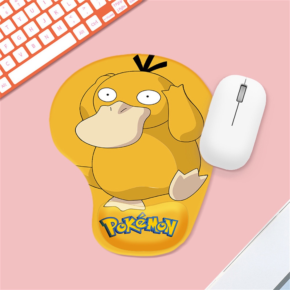 SANRIO Miếng Lót Chuột Có Đệm Mềm 3D Chống Trượt Hình Kuromi Melody Katie Psyduck