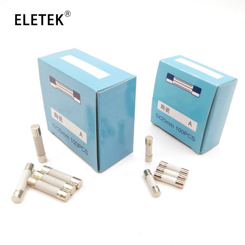 Set 10 cầu chì ống gốm chuyên dụng 5x20mm 6x30mm 250V 1A 1.5A 2A 2.5A 3A 4A 5A 6.3A 8A 10A 12A 15A 20A 25A 30A